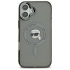 Karl Lagerfeld KLHMP16SHLSKIK iPhone16 6.1 czarny/black hardcase IML Metal Karl Head MagSafe